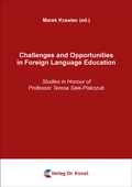 Cover: Challenges and Opportunities in Foreign Language Education - Kovac, Dr. Verlag