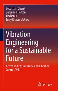 Enlarge image Cover: Vibration Engineering for a Sustainable Future - Springer