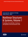 Cover: Nonlinear Structures & Systems, Volume 1 - Springer
