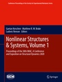 Cover: Nonlinear Structures & Systems, Volume 1 - Springer