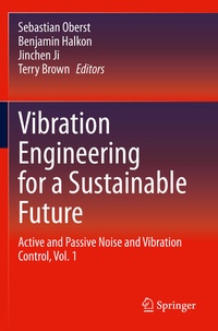 Enlarge image Cover: Vibration Engineering for a Sustainable Future - Springer