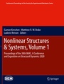 Cover: Nonlinear Structures & Systems, Volume 1 - Springer