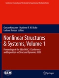 Cover: Nonlinear Structures & Systems, Volume 1 - Springer