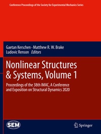 Enlarge image Cover: Nonlinear Structures & Systems, Volume 1 - Springer