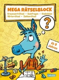 Cover: Mega R&auml;tselblock - Kreuzwortr&auml;tsel, Quizfragen, Knobeleien, W&ouml;rterr&auml;tsel, Zahlenr&auml;tsel - Carlsen