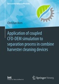 Cover: Application of coupled CFD-DEM simulation to separation process in combine harvester cleaning devices - Springer Vieweg