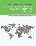 Cover: The Cambridge Handbook of the International Psychology of Women - Cambridge University Press