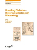 Cover: Unveiling Diabetes - Historical Milestones in Diabetology - Karger, S