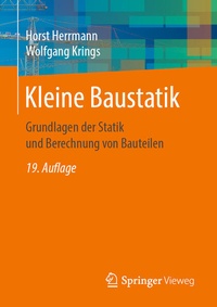 Bild vergrößern Bild: Kleine Baustatik - Springer Vieweg