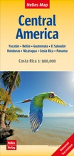 Cover: Nelles Map Landkarte Central America | Mittelamerika - KOMPASS freytag und berndt