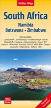 Cover: Nelles Map Landkarte South Africa : South Africa, Namibia, Botswana, Zimbabwe | S&uuml;dafrika | Afrique du Sud | &Aacute;frica del Sur - KOMPASS freytag und berndt