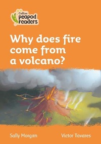 Enlarge image Cover: Why does fire come from a volcano? - Collins