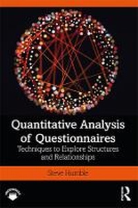 Enlarge image Cover: Quantitative Analysis of Questionnaires - Routledgetaylor & Franis Group