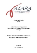 Cover: ALARA Monograph 5 Action Research Engagement Creating the Foundation for Organizational Change - Action Learning, Action Research Association