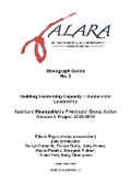 Cover: ALARA Monograph 2 Building Leadership Capacity - Sustainable Leadership - Action Learning, Action Research Association