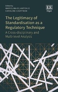 Cover: The Legitimacy of Standardisation as a Regulatory Technique - Edward Elgar Publishing
