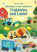 Cover: Mein Immer-wieder-Stickerbuch: Traktoren und Laster - Usborne