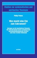 Cover: Was macht eine Ehe zum Sakrament? - Echter