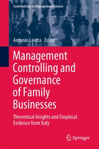 Abbildung von: Management Controlling and Governance of Family Businesses - Springer