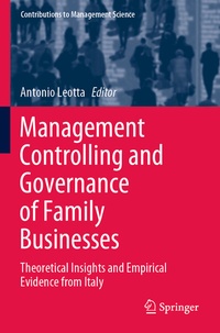 Abbildung von: Management Controlling and Governance of Family Businesses - Springer
