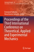 Cover: Proceedings of the Third International Conference on Theoretical, Applied and Experimental Mechanics - Springer