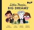 Cover: Little People, Big Dreams&reg; - Teil 1: Maria Montessori, Jane Goodall, Agatha Christie, Stephen Hawking - Der Audio Verlag