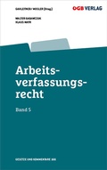 Cover: Arbeitsverfassungsrecht Bd 5 - &Ouml;GB Verlag