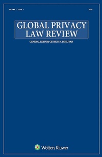 Abbildung von: Global Privacy Law Review - Kluwer Law International