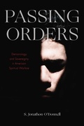 Cover: Passing Orders - Fordham University Press