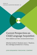 Cover: Current Perspectives on Child Language Acquisition - John Benjamins Publishing Company