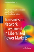 Cover: Transmission Network Investment in Liberalized Power Markets - Springer