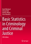 Cover: Basic Statistics in Criminology and Criminal Justice - Springer