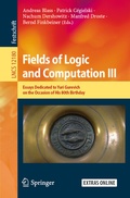 Cover: Fields of Logic and Computation III - Springer
