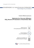 Cover: Methods for Current Efficient CO2-Neutral Production of Synthetic Gas - Cuvillier Verlag