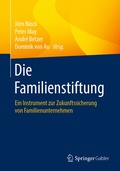 Cover: Die Familienstiftung - Springer Gabler