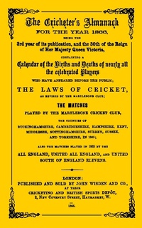 Abbildung von: Wisden Cricketers' Almanack 1866 - Wisden