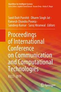 Enlarge image Cover: Proceedings of International Conference on Communication and Computational Technologies - Springer