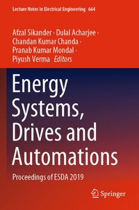 Enlarge image Cover: Energy Systems, Drives and Automations - Springer
