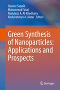 Cover: Green Synthesis of Nanoparticles: Applications and Prospects - Springer