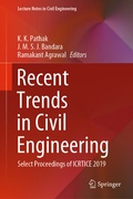 Cover: Recent Trends in Civil Engineering - Springer