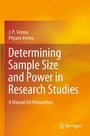 Cover: Determining Sample Size and Power in Research Studies - Springer
