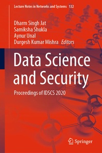 Enlarge image Cover: Data Science and Security - Springer
