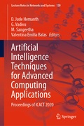 Cover: Artificial Intelligence Techniques for Advanced Computing Applications - Springer