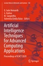 Cover: Artificial Intelligence Techniques for Advanced Computing Applications - Springer