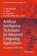 Cover: Artificial Intelligence Techniques for Advanced Computing Applications - Springer