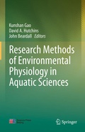 Cover: Research Methods of Environmental Physiology in Aquatic Sciences - Springer