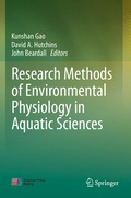 Cover: Research Methods of Environmental Physiology in Aquatic Sciences - Springer