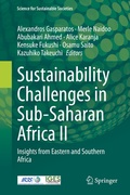 Cover: Sustainability Challenges in Sub-Saharan Africa II - Springer