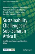 Cover: Sustainability Challenges in Sub-Saharan Africa II - Springer