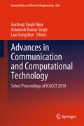Cover: Advances in Communication and Computational Technology - Springer